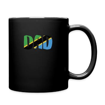 Tanzanie Papa - Mug uni - noir - Droite