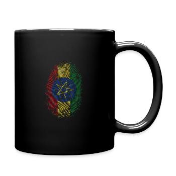 TEAM ETHIOPIA - Full Colour Mug - black - Right