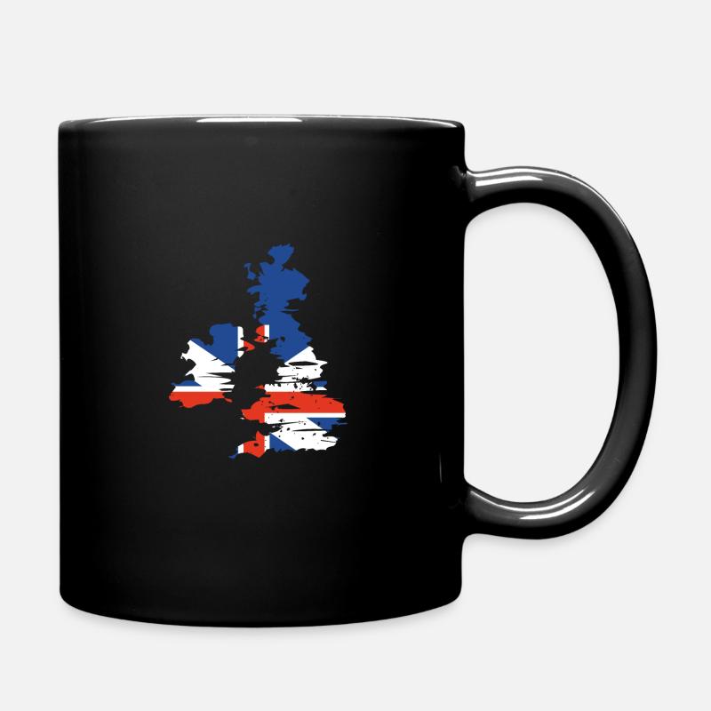 Union Jack UK Flag Royaume-Uni Grande-Bretagne - Mug uni - noir