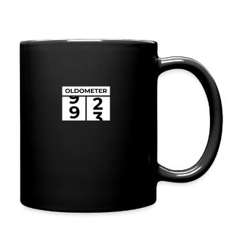 Oldometer 93 Years Old Birthday Gift Present - Full Colour Mug - black - Right