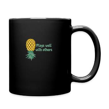 Drôle de slogan échangiste Marchandise - Mug uni - noir - Droite