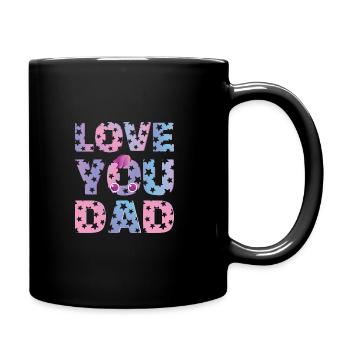 LOVE YOU DAD - Full Colour Mug - black - Right