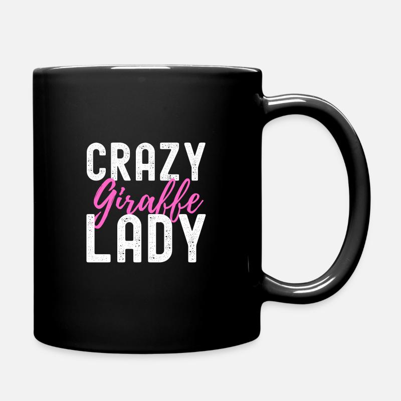 Giraffe - Tasse einfarbig - Schwarz