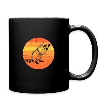 Rat de lavage - Mug uni - noir - Droite