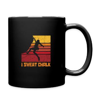 I Sweat Chalk Graphic Bouldering Mountaineering Cl - Tasse einfarbig - Schwarz - Rechts