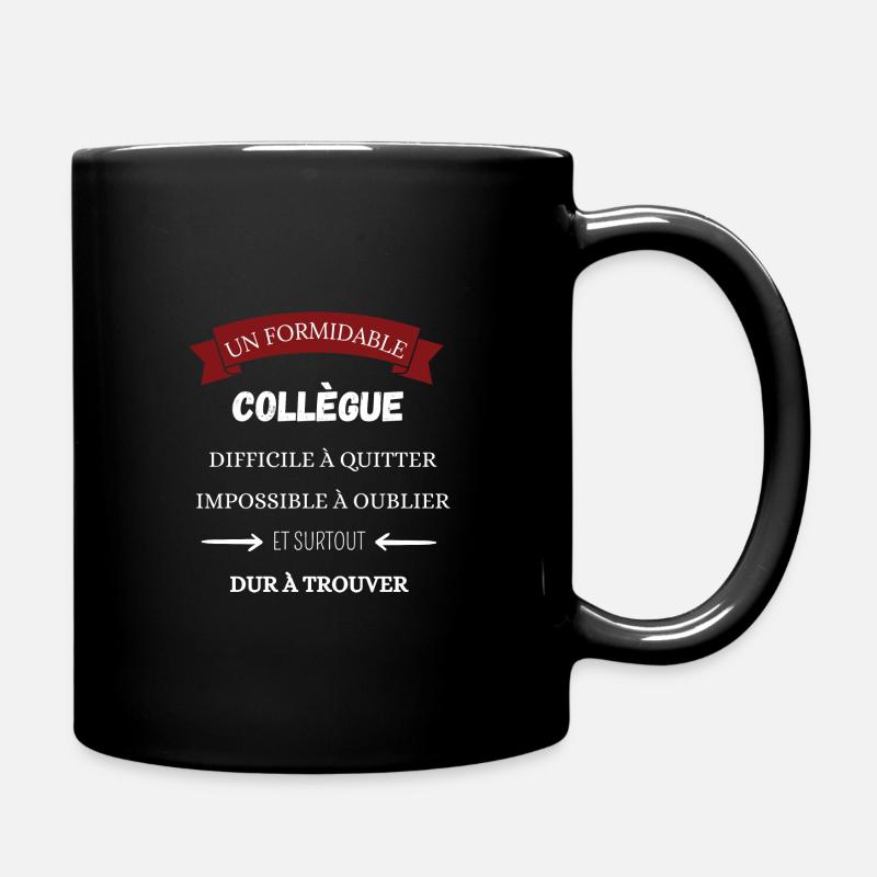 Cadeau collègue formidable - Mug uni - noir