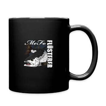 Meerforellen Flüsterer - Angeln - Tasse einfarbig - Schwarz - Rechts