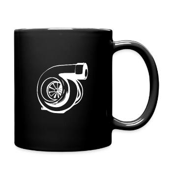 Turbo Power - Turbocompresseur - Mug uni - noir - Droite