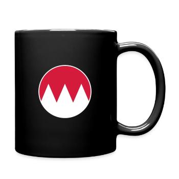 Armoiries en francs - Mug uni - noir - Droite