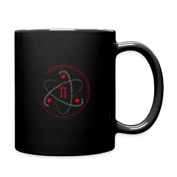 Pi Number - Full Colour Mug - black - Right