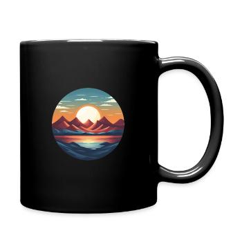 Moments - Tasse einfarbig - Schwarz - Rechts