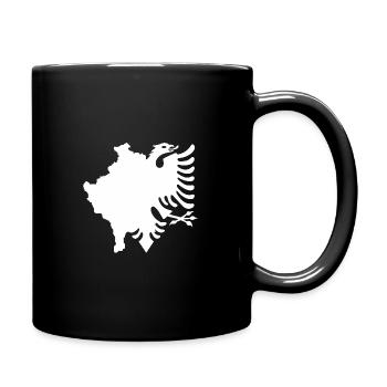 Kosovo - Albaner weiß - Tasse einfarbig - Schwarz - Rechts