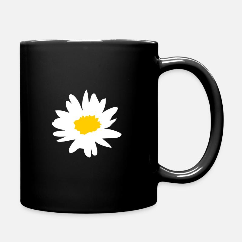 Marguerite - Renoncule - Marguerite - Mug uni - noir