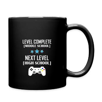 HIGH SCHOOL - Full Colour Mug - black - Right
