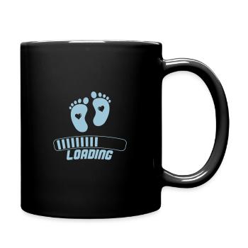 baby loading 001 - Full Colour Mug - black - Right