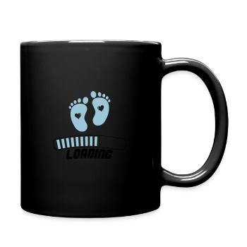 baby loading 002 - Full Colour Mug - black - Right