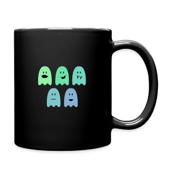 Halloween Ghost - Full Colour Mug - black - Right