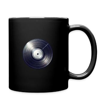 vinyl - Full Colour Mug - black - Right