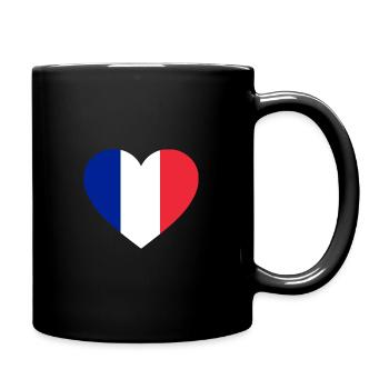 Fier d'être Français - Mug uni - noir - Droite