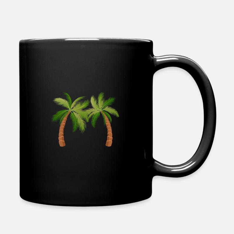 Palme Palmen 1506 W. - Tasse einfarbig - Schwarz