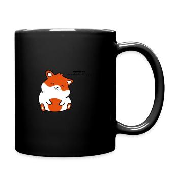 doux hamster au sommeil - Mug uni - noir - Droite