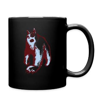 monstre de glace - Mug uni - noir - Droite