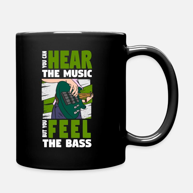 Bassist E-Bass Musik - Tasse einfarbig - Schwarz