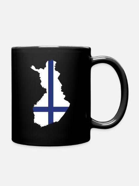 Finnland Finnisch Finnische Finnländer - Tasse einfarbig - Schwarz