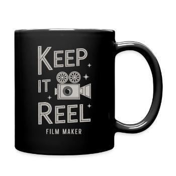 Filmemacher Filmregisseur Kameramann Film - Tasse einfarbig - Schwarz - Rechts