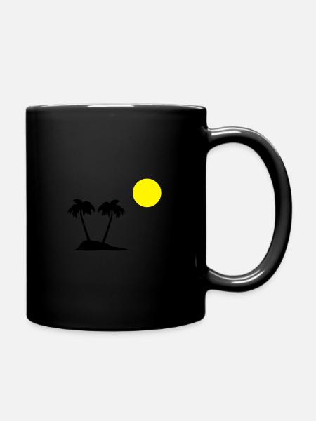palmiers - Mug uni - noir