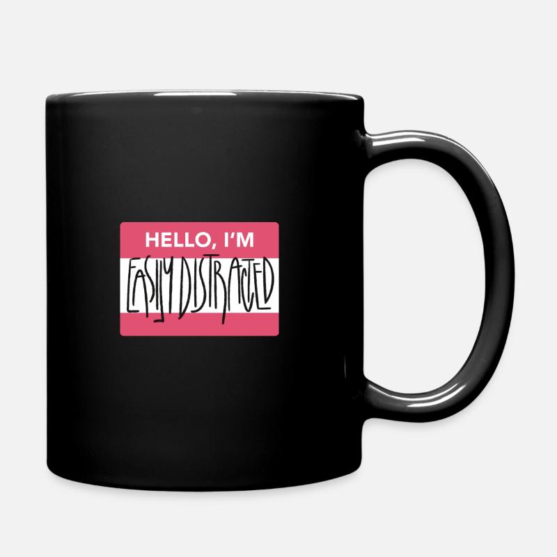 Facilement distrait - Mug uni - noir