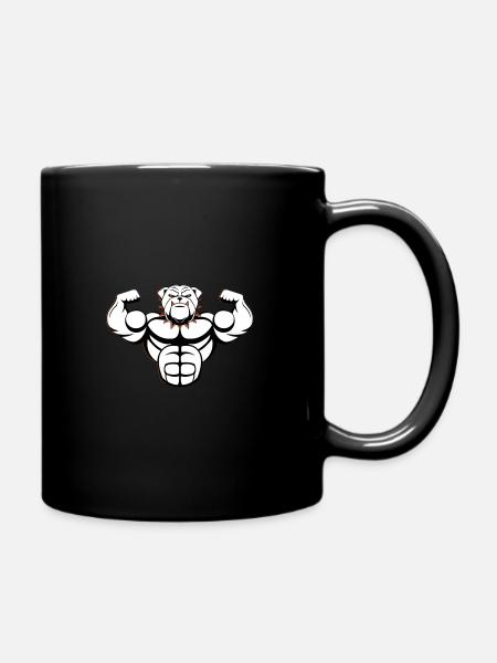 bulldog fort 02 - Mug uni - noir