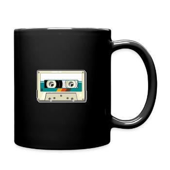 Vintage Cassette - Mug uni - noir - Droite