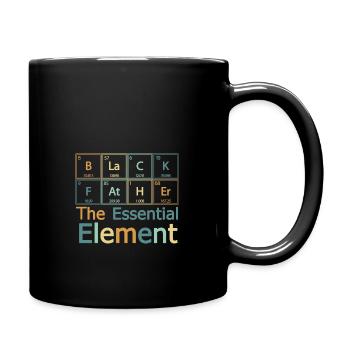 Black Father Essential Element Periodic Table - Full Colour Mug - black - Right