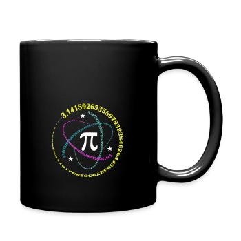 Pi jour 3.14 Funny Math Lover Bonne journée Pi - Mug uni - noir - Droite