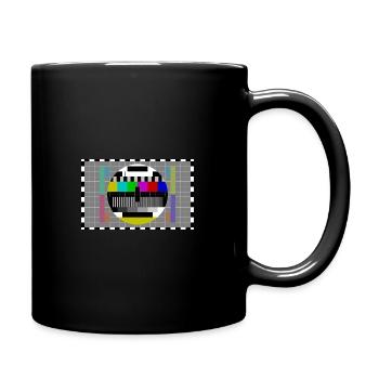 Test photo idée cadeau photo TV - Mug uni - noir - Droite