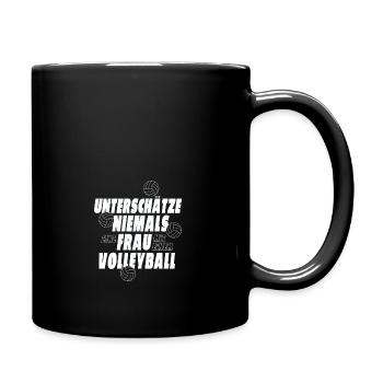 Joueur de volleyball - Volleyball Beach volleyball - Mug uni - noir - Droite