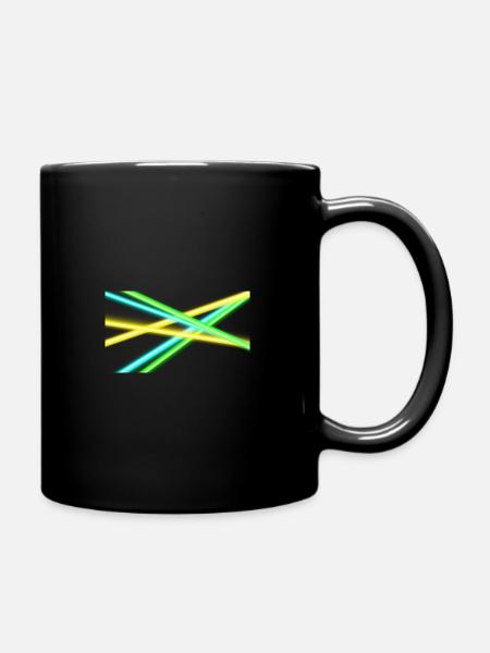 Neon - Tasse einfarbig - Schwarz