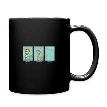 Van Gogh Van Goghing Van Gone - Funny Meme - Full Colour Mug - black - Right