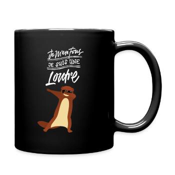 Je M'en Fous - Dabbing Loutre - Dab Dance - Mug uni - noir - Droite