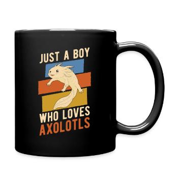 Axolotl - Mug uni - noir - Droite