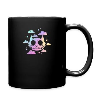 Pastel Goth Cat Aesthetic Gothic Emo E-Girl - Mug uni - noir - Droite