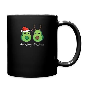 Avo Joyeux Noël Fun Avocat de Noël - Mug uni - noir - Droite