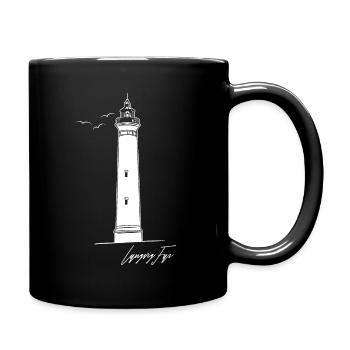 Danemark Lyngvig Fyr Lighthouse Holiday - Mug uni - noir - Droite
