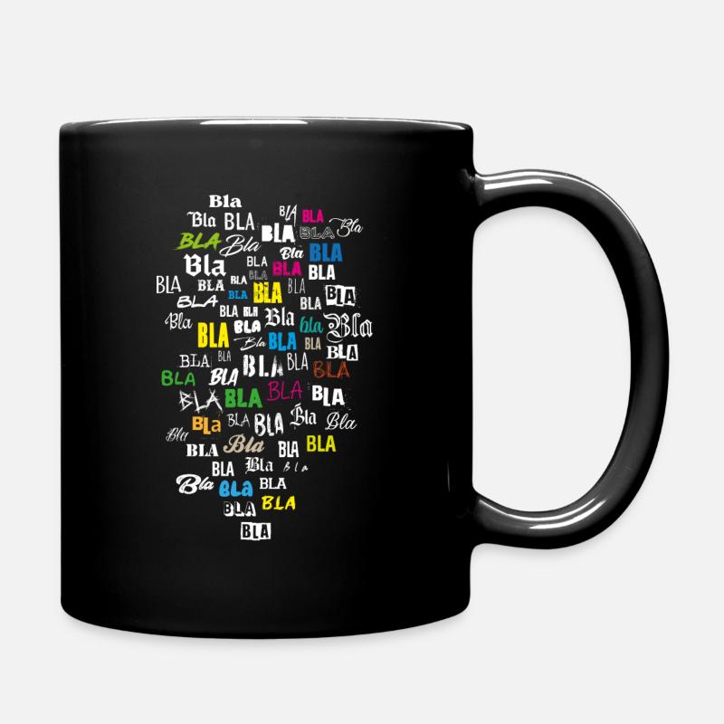 Bla bla bla - Mug uni - noir
