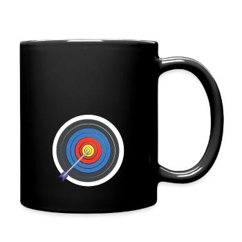 Tir à l’arc Flèche Flèche Sport - Mug uni - noir - Droite