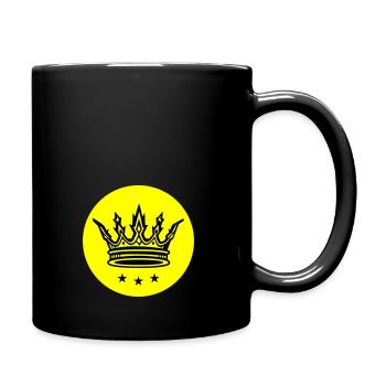 Krone - Tasse einfarbig - Schwarz - Rechts