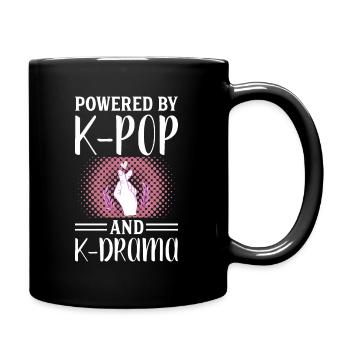 K-Pop K-Drama Kpop Kdrama Hallyu Korea South Korea - Full Colour Mug - black - Right