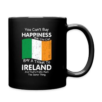Ireland Irish Irish Flag Irish St Patricks Day - Full Colour Mug - black - Right