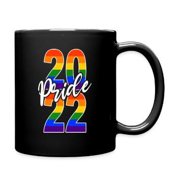 Gay Pride 2022 LGBTIQ Queer Demonstration - Tasse einfarbig - Schwarz - Rechts